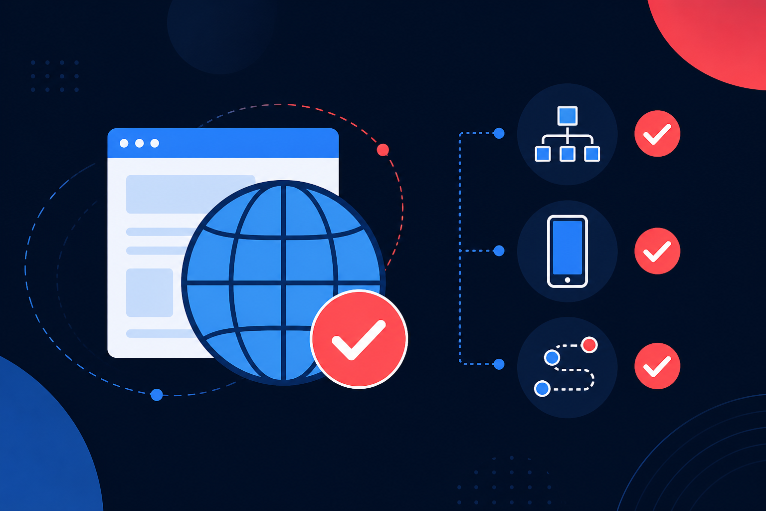 Illustration of a website missing from Google search results